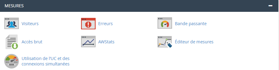 mesure-cpanel