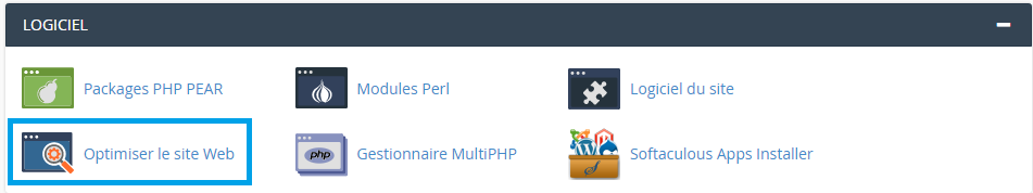 optimisation du site web en compressant les fichiers avec Gzip sur cpanel