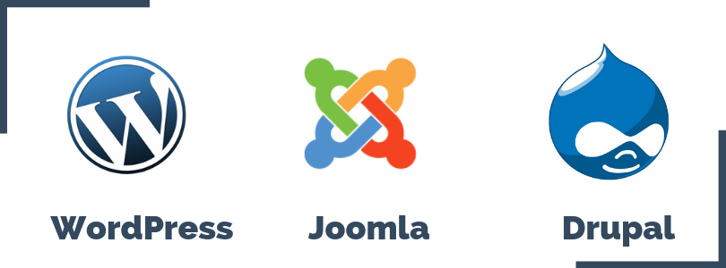 wordpress joomla drupal