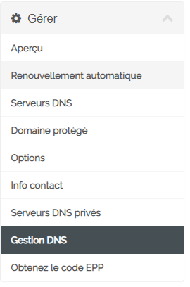 GESTION DNS gestion DNS