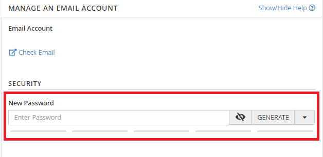 mot de passe email