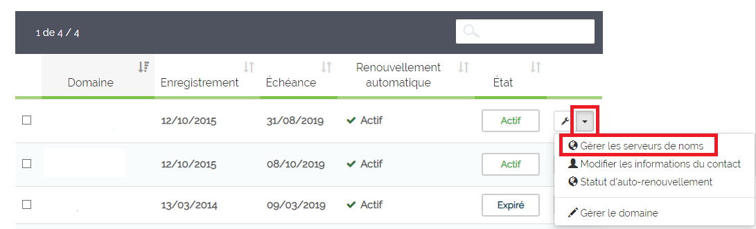 serveurs de noms